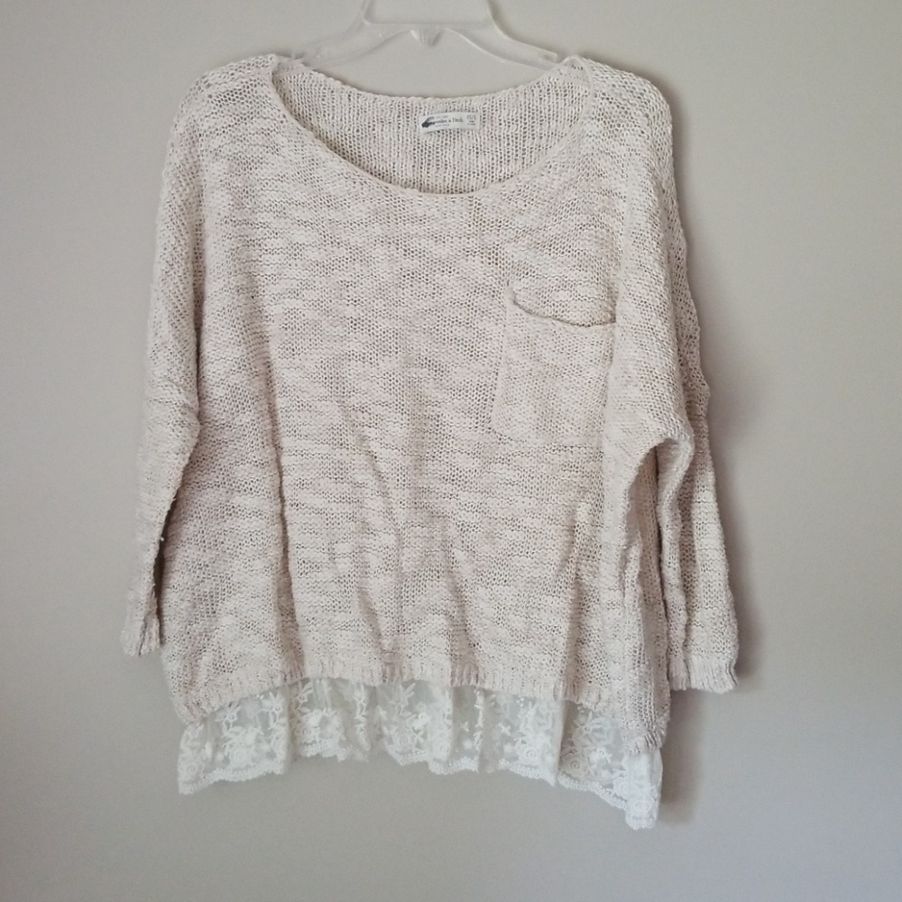 abercrombie and fitch wide neck sweater